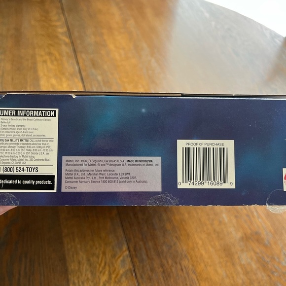 NIB Disney Signature Collection Beauty and the Beast Belle Doll in Gold Dress - Picture 8 of 8